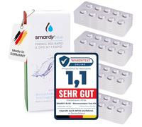 smardy 240 Pastillas de Prueba Rápida para Piscina, Whirlpool y Agua Potable - medidor pH/cloro libre/bromo con Phenol Red y DPD1 - Made in Germany