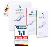 smardy Probador Kit - 240 Pastillas de Prueba Rápida para Agua Potable, Acuario, Piscina - 120 Phenol Red (Valor de PH) y 120 DPD1 (Cloro libre, Bromo) & 1x Medidor de Agua & Caja de Almacenamiento