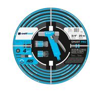 Smart 20 m 3/4" NUEVO set, el set incluye: Manguera de jardín SMART 3/4"" 20 m, aspersor de pistola HYDRON, conectores rápidos IDEAL,