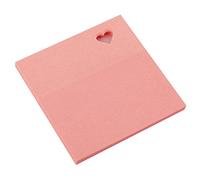 smart by Leviatan - SMART - Notas adhesivas rosado diseño de corazón, 75 x 75 mm bloc de 50 hojas, Rosa