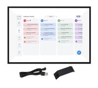 Smart Digital Calendar 10.1in HD Touchscreen Family Planner with Switchable Digital Photo Frame Intelligent Synchronization for Home and Office