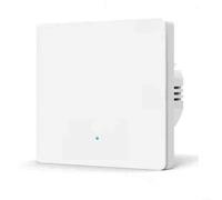 Smart für zigbee 3.0 Wandschalter 1-fach ohne Nullleiter, Fernbedienung per App & Sprachsteuerung für Alexa, Kompatibel mit für tuya für Smart Life (White)