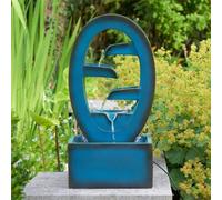 Smart Garden Fuente Solar Azure Falls Cascada Azul Exterior Jardín