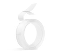 SMART Nano Tape Cinta Adhesiva Doble Cara Transparente 1mm x 20mm x 3m Extra Fuerte - Reutilizable y Lavable sin Taladro