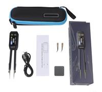 Smart Tweezer LCR Meter Digital para puente Probador Detección automática de componentes ESR Q D Factor Medición 1.14 pulgadas Pantalla Tipo-C Carga