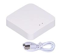 Smart Wireless Hub Gateway Control de Voz 5V para Tuya Zigbee 3.0 Dispositivos Inteligentes de automatización del hogar PC Blanca 6x6x1.5cm