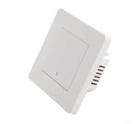 Smart-ZigBee Interruptor de luz para aplicación Tuya, interruptor de pared serie MOES-Star Ring con control remoto RF, control táctil, botón retroiluminado de 86 x 86 mm para automatización del hogar
