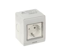 Smartify Tomada inteligente Schuko para Exterior IP55 Smart WiFi