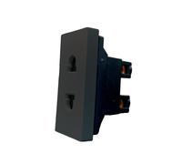 Smartify vPRO Meio Módulo Ficha 2 Pin Preto - SYP0M2PINPR