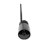 Nedis Cámara exterior Smartlife – Wi‑Fi 1080p, IP65, sensor movimiento, visión nocturna, negro