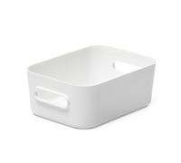 SmartStore - Caja compacta (tamaño pequeño), Color Blanco