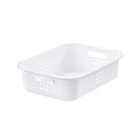 SmartStore - Caja de almacenaje reciclada (10 unidades), color blanco