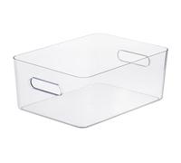SmartStore - Caja de almacenamiento compacta transparente L - Grande - Transparente
