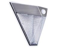 Smartwares - Aplique Solar LED, Sensor Día/Noche Integrado Integrado, Plateado