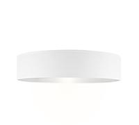 Smartwares IDE-60043 Lámpara de techo, pantalla de tela de 50 cm de diámetro, cuatro apliques con casquillos E27, compatible con bombillas de hasta 18 W, Iluminación de Interior, IP20, Blanco