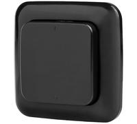 Smartwares Interruptor de Pared Inalámbrico, IP44, 30 m de Alcance | Compatible con Plug & Connect, Hasta 99 dispositivos, Pila CR2032 incluida, Apagado automático, SH4-90160