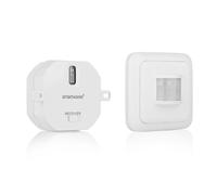 Smartwares SH5-SET-ST, para pared, blanco, inalámbrico, 433.92 MHz, alcance de 30 metros, funciona con pilas