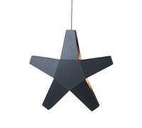 SMD Design Estrella de Adviento Advent Stjärna Gris. 40 cm. cable de tela gris claro