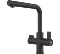 SMEG Grifo de cocina MAFD1MN. Negro Sobre encimera