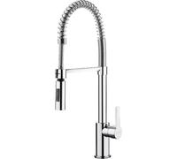 Smeg MID5CR Grifo cocina Monomando Semiprofesional, Caño giratorio 180° flexible, Color Cromo