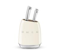 Smeg KBSF02CR Set de cuchillos, 50's Style, Crema