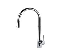 Smeg MD14CR Grifo cocina monomando extraíble, Caño giratorio 170°, Color Cromo