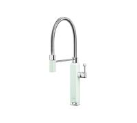 Smeg MDF50PG Grifo cocina monomando Semi-profesional, Caño giratorio 360° flexible, Estética 50's Style, Color Verde