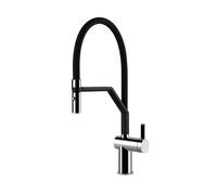 Smeg MID20CR Grifo cocina Monomando Semiprofesional, Caño giratorio 360° flexible, Color Cromo