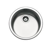 Smeg VFU43SFR Fregadero Acero Inoxidable, 1 cubeta de 37,5 cm, Instalación Sobre Encimera
