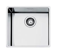Smeg VFU50SFR Fregadero Acero Inoxidable, 1 cubeta de 50 cm, Instalación Enrasada, Bajo Encimera o Sobre Encimera