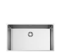 Smeg VR12S70 Fregadero Acero Inoxidable, 1 cubeta de 70 cm, Instalación Enrasada, Bajo Encimera o Sobre Encimera