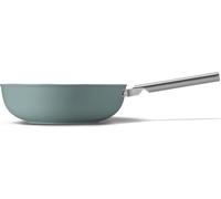 Smeg WOF3002EGM, redonda, sartén para saltear/wok, verde, cerámica, 250 °C, aluminio, acero inoxidable