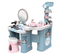 Smoby- Centro de Belleza My Beauty Center, 3 Zonas de Juego: Cosmética, Zona Lavado de Pelo, Caja mostrador, 32 accesorios, A Partir de 3 años Medidas Montado: 97.5 x 51.4 x 100.2cm (7600320240)