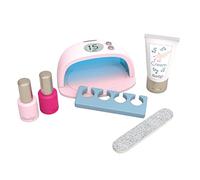 Smoby- My Beauty salón de manicura con lámpara UV, luz + Sonido sin Calor, Lima, Separador de Dedos, Falsos cosméticos, A Partir de 3 años (7600320149)