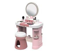 Smoby - Tocador My Beauty - Peluquería, manicura y Maquillaje - Espejo y almacenaje - 15 Accesorios - Material Reciclado - A Partir de 3 años - Fabricado en Francia