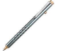 SMOOTHERPRO Bolígrafo con Tapa de Corona de Latón Portátil EDC Color Gris