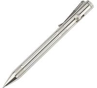 SMOOTHERPRO Bolígrafo de Acero Inoxidable Bolt Action Macizo Retráctil