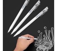 SMOOTHERPRO Bolígrafo de Alto Brillo Gel Blanco 3 Piezas, Punta 0,6 mm