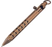 SMOOTHERPRO Bolígrafo de Latón Sólido Bolt Action Hexagonal Retro Negro