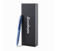 SMOOTHERPRO Bolígrafo Titanio Retráctil Compatible con Parker Azul