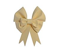SMTCM Lazos gigantes de 50 cm, arco grande, color amarillo claro, esponja de eva, para manualidades, lazo de gran tamaño, decoración prefabricada, arco gigante, lazos de Navidad, lazos decorativos