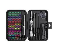 SMTYXS Juego De Destornilladores Precisión 132 En 1, Destornillador Magnético Phillips Torx, Herramienta Reparación Electrónica For PC, Reloj, Cámara, Bricolaje Alta Compatibilidad(132 in 1 Black)
