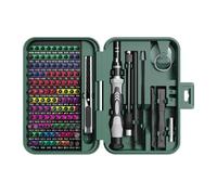 SMTYXS Juego De Destornilladores Precisión 132 En 1, Destornillador Magnético Phillips Torx, Herramienta Reparación Electrónica For PC, Reloj, Cámara, Bricolaje Alta Compatibilidad(132 in 1 Green)