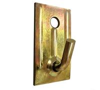 SMZhomeone 1 paquete de placa colgante para calentador de agua, soporte de gancho redondo remachado, soporte de montaje en pared con múltiples agujeros para una instalación segura de calentador