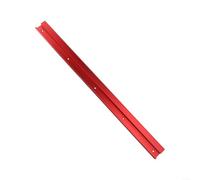 SMZhomeone 1 pieza 45 tipo T ranura ingletadora pista de aleación de aluminio accesorio para mesa de enrutador, sierra de banda, configuración de plantilla de carpintería, color rojo, opción de