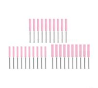 SMZhomeone 30 cabezales de molienda de diamante rosa de 42 mm, 46 mm, 48 mm, brocas para motosierra, amoladora eléctrica, tallado de piedra, profesionales de carpintería