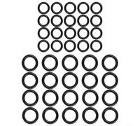 SMZhomeone 40 juntas tóricas de goma M22 y 3/8 pulgadas para manguera de lavado a presión, sellos de conexión rápida, suministros de limpieza de jardín negros