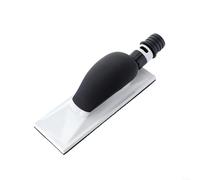 SMZhomeone Bloque de lijado de polvo con interfaz de vacío, interruptor de succión ajustable para un pulido eficiente, almohadilla de plástico ABS ligero para muebles de automóviles (8 pulgadas)