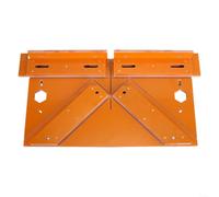 SMZhomeone Herramienta guía de corte de sierra de mesa 45/90 grados marco de baquelita para molduras de puerta, techo, zócalo, configuración rápida, sin rebabas, naranja, 19 x 98 x 22 pulgadas