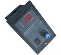 SMZhomeone Pantalla digital para controlador de motor PWM DC 10V-50V 40A módulo regulador de marcha atrás hacia adelante con potenciómetro para automatización industrial negro (D2201-20A)